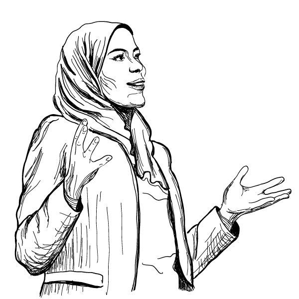 Drawing of a facilitator